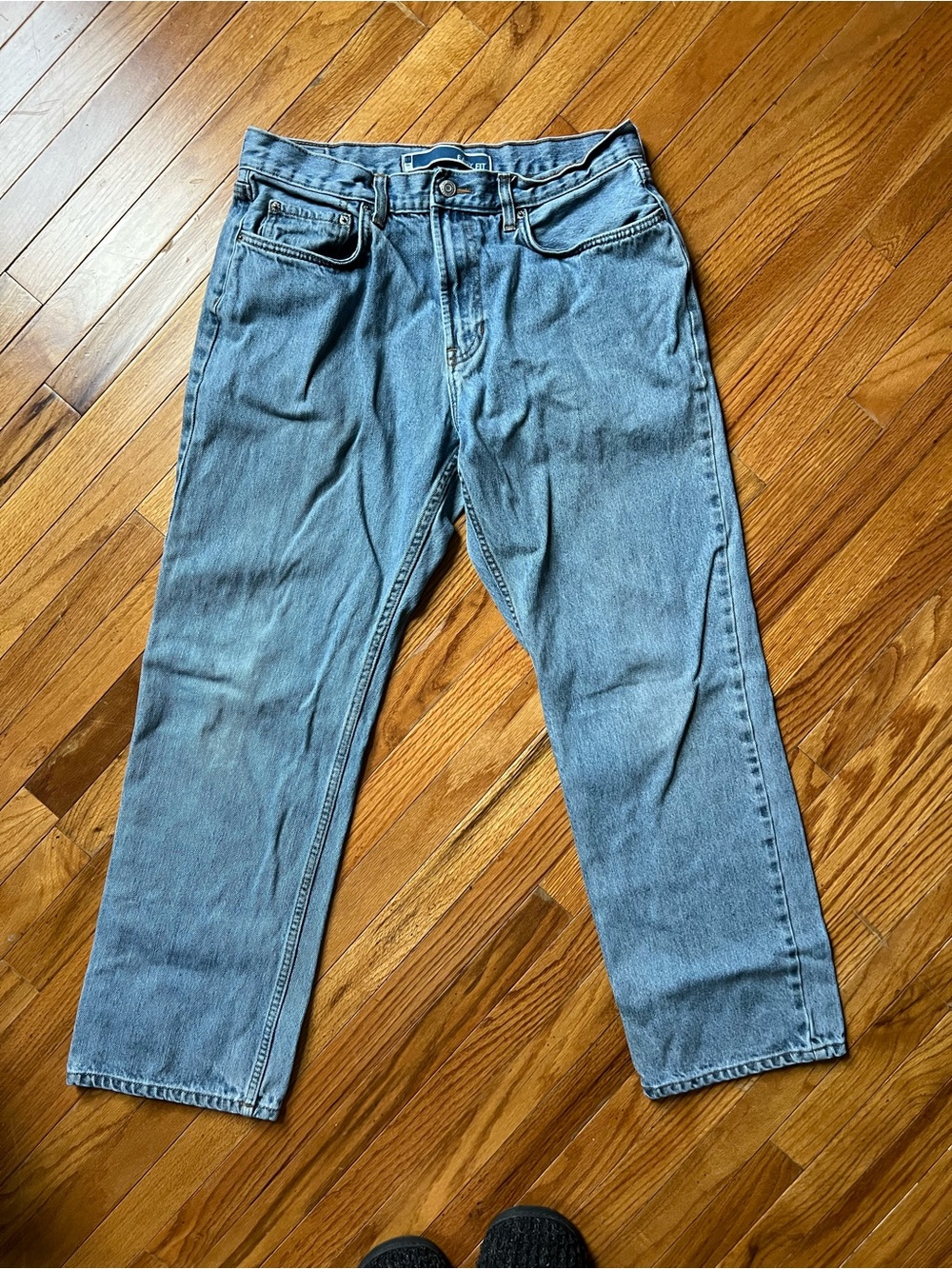 GAP Classic Men's Light Blue Jeans - Casual Straight Fit Size 34/30